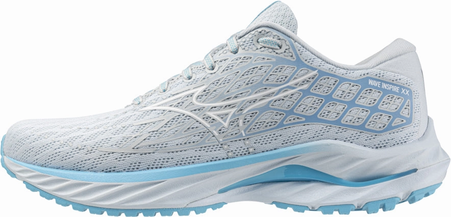 Mizuno Wave Inspire 20 Womens Running Shoes - White Casual Footwear Multiple Sizes