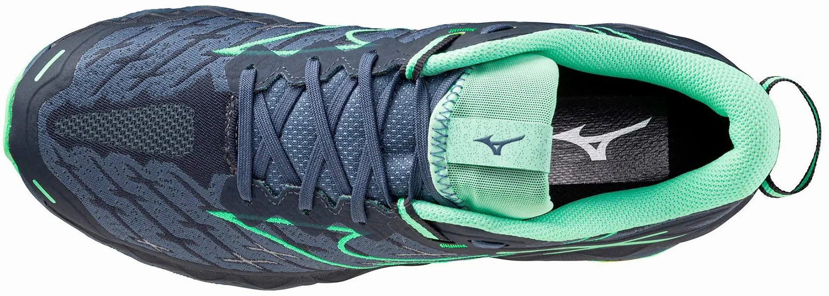 Mizuno Wave Mujin 10 Mens Trail Running Shoes - Blue Urban