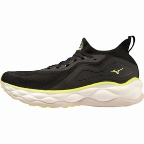 Mizuno Wave Neo Ultra Mens Running Shoes - Black Easy - to - Clean