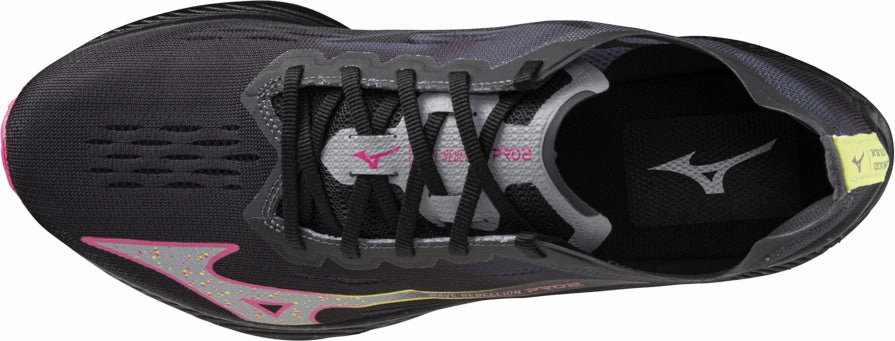 Supportive Footbed Mizuno Wave Rebellion Pro 2 Running Shoes - Black