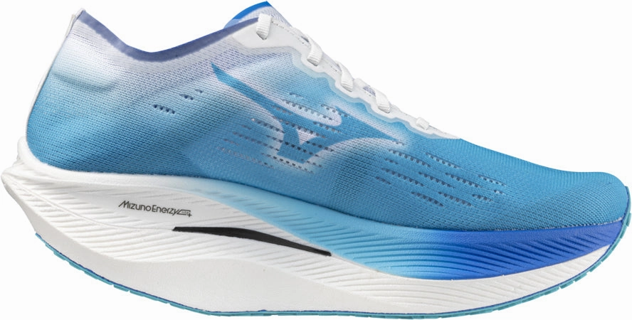 Flexible Comfort Mizuno Wave Rebellion Pro 2 Running Shoes - Blue