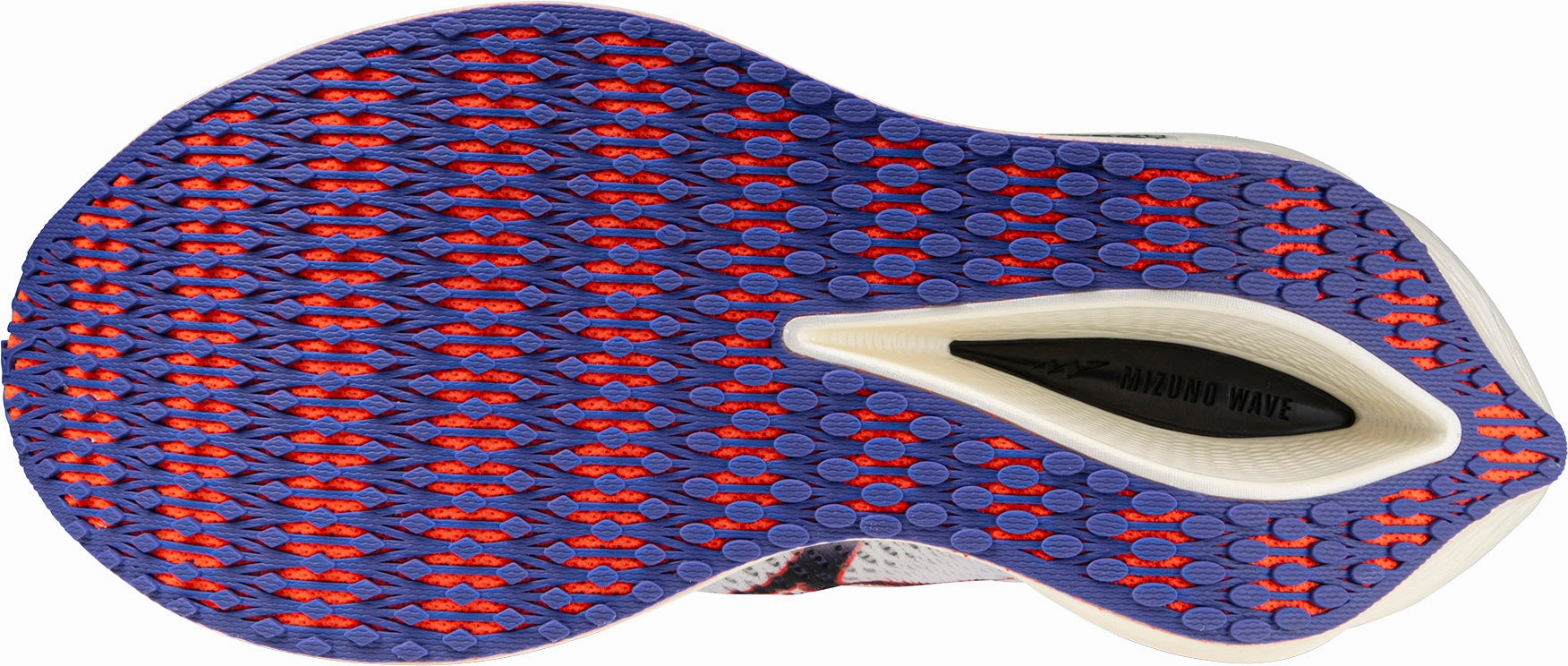 Torsional Control Knit Fabric Mizuno Wave Rebellion Pro 3 Running Shoes - White