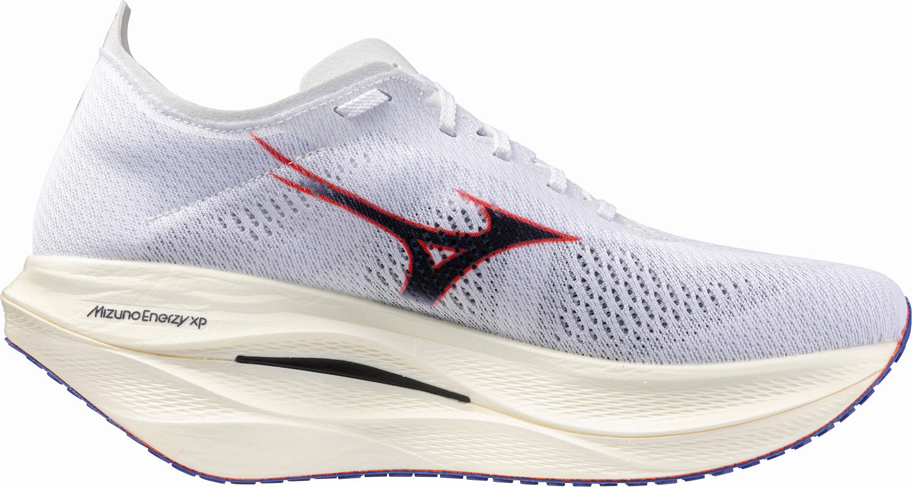 Heel Support Mizuno Wave Rebellion Pro 3 Running Shoes - White