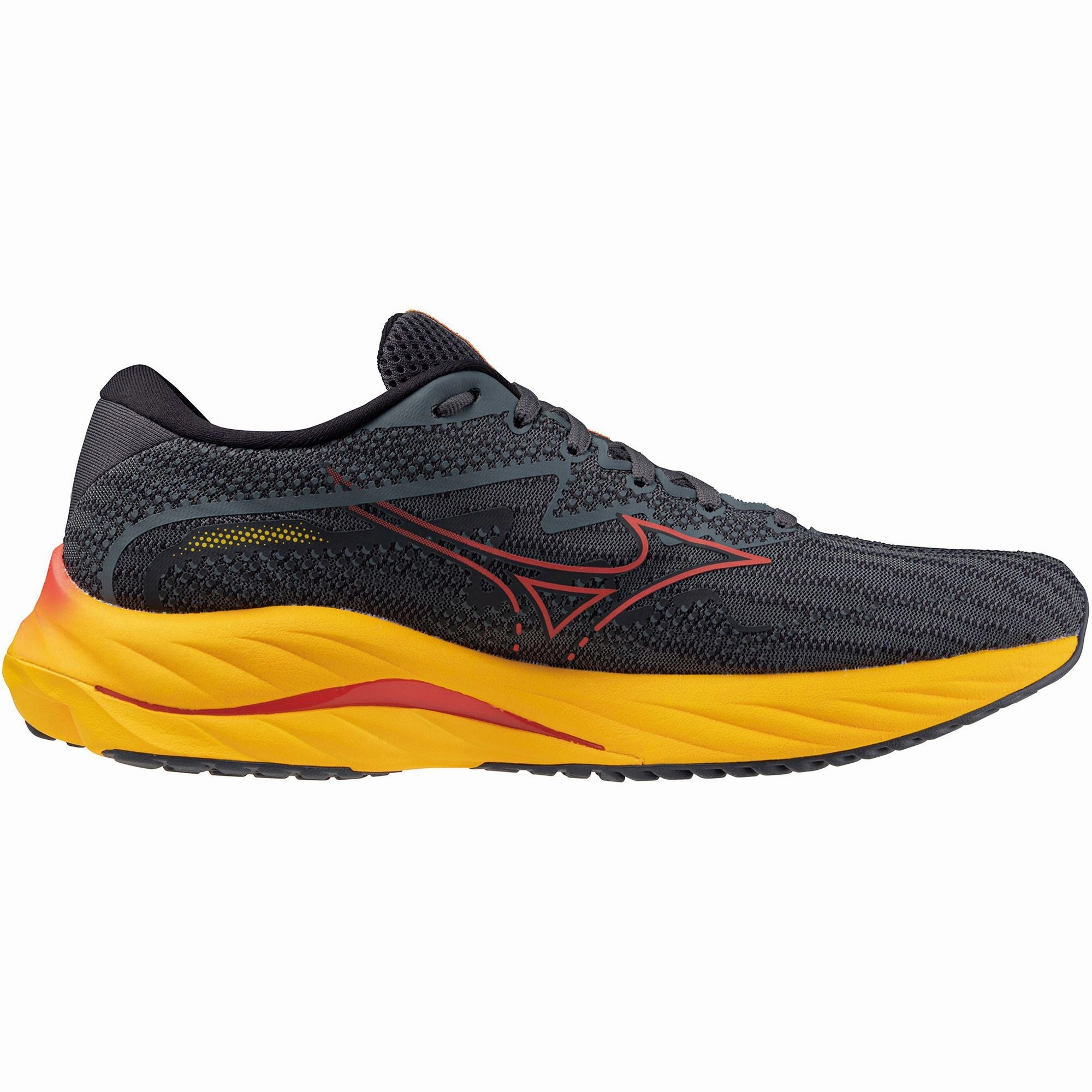 Mizuno Wave Rider 27 Mens Running Shoes - Grey running - culture hill running