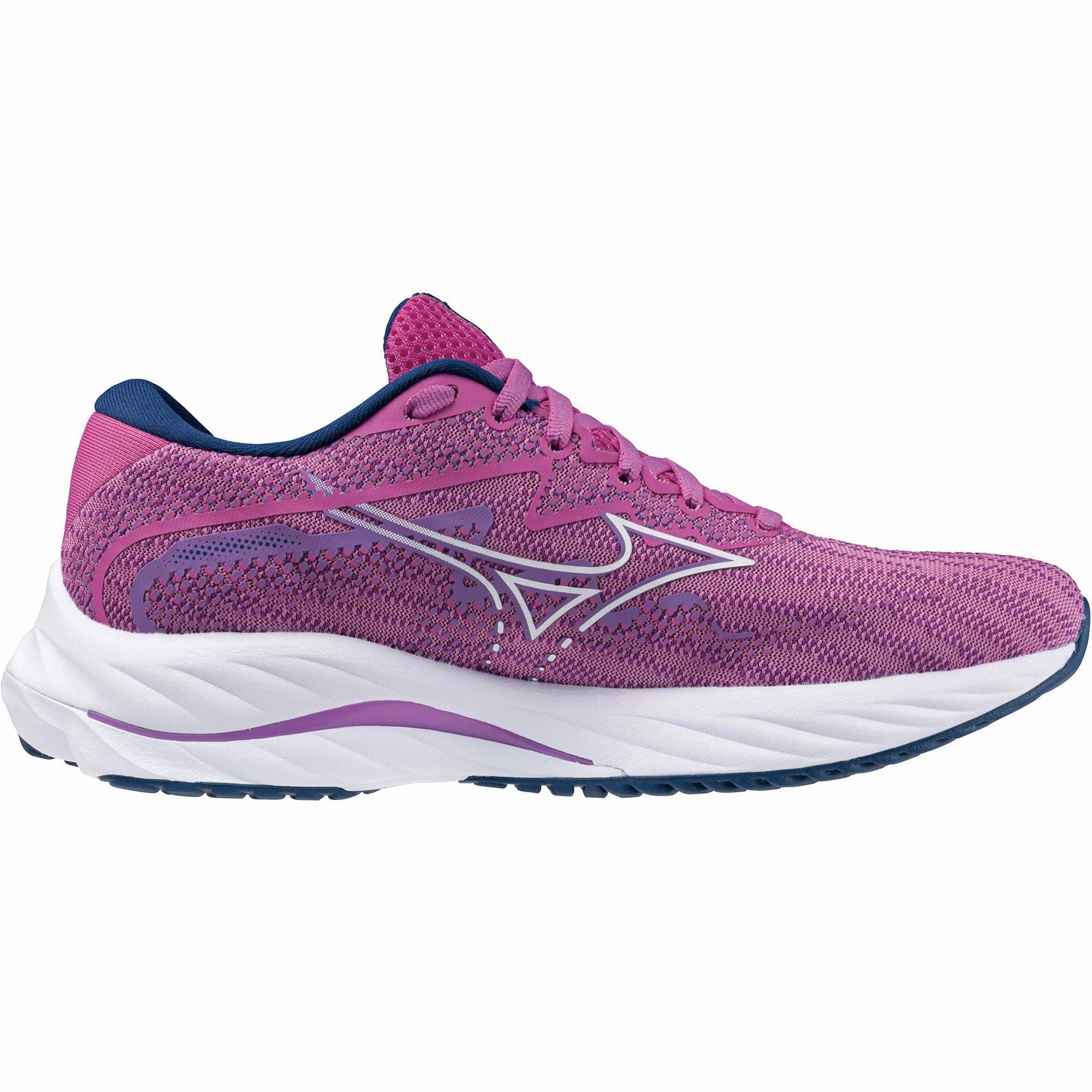 Foam Tech Mizuno Wave Rider 27 Womens Running Shoes - Pink