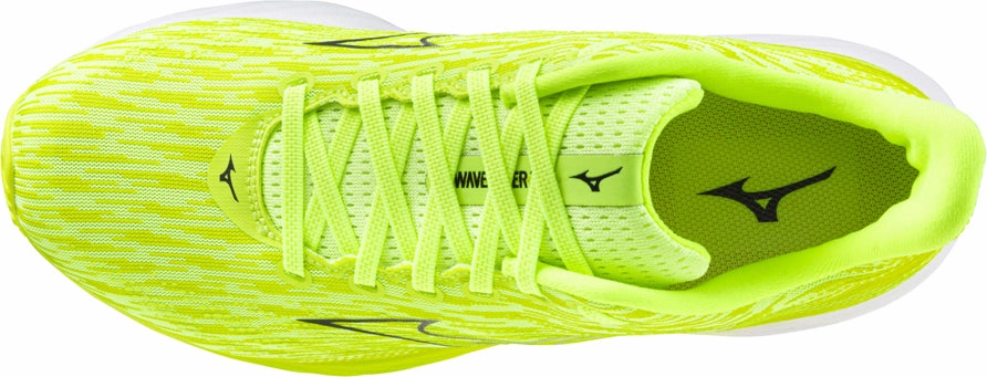 Mizuno Wave Rider 28 Mens Running Shoes - Green adjustable - design shoes
