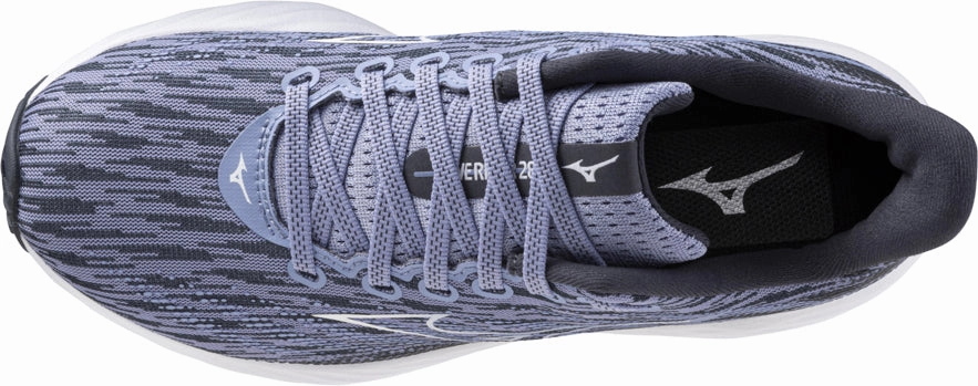 Mizuno Wave Rider 28 Womens Running Shoes - Purple Slip Resistant Grip professional athlete use