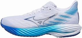 heavy - weight sole shoes Multi Directional Tread Mizuno Wave Rider 28 Womens Running Shoes - White