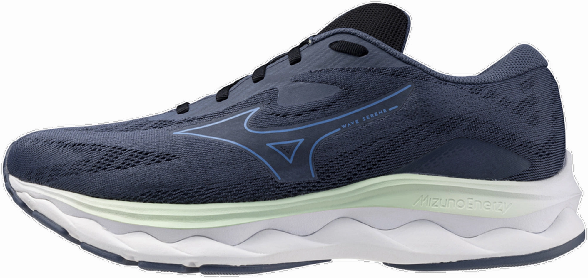 Mizuno Wave Serene Mens Running Shoes - Blue Rigidity Balance