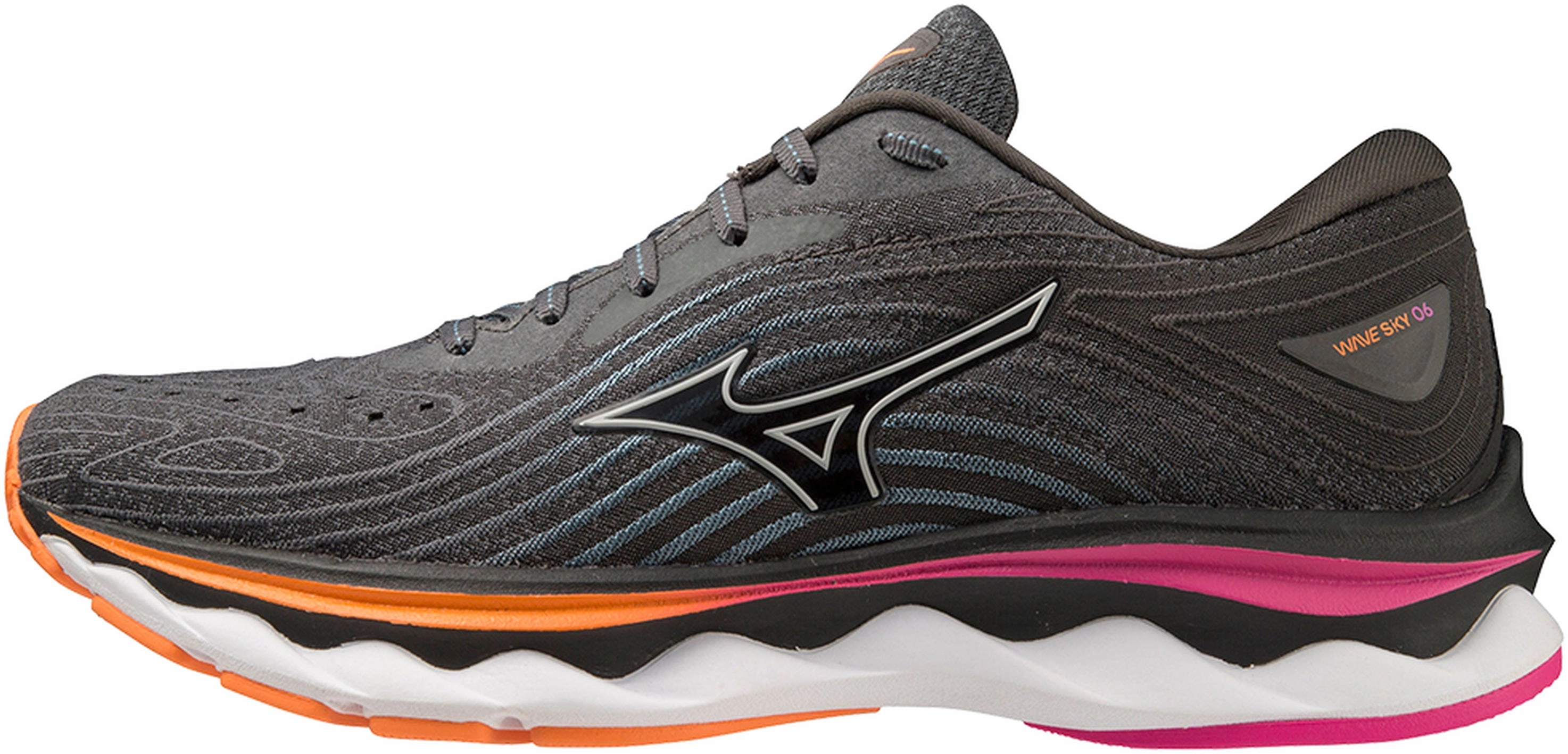 Reliable Performance Mizuno Wave Sky 6 Womens Running Shoes - Grey