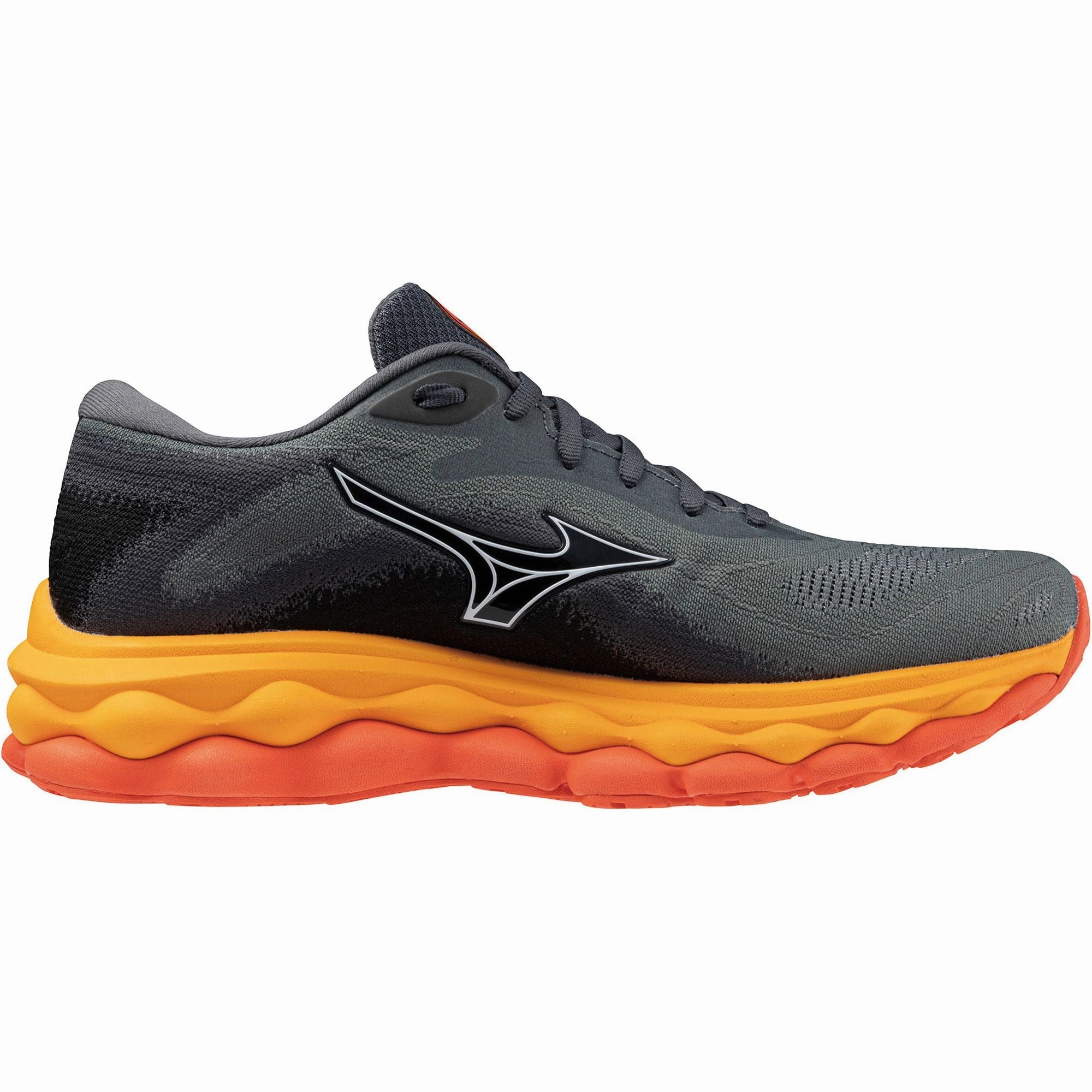 Mizuno Wave Sky 7 Womens Running Shoes - Grey Enhanced Lateral Support