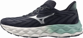 Mizuno Wave Sky 8 Womens Running Shoes - Grey Motion Containment