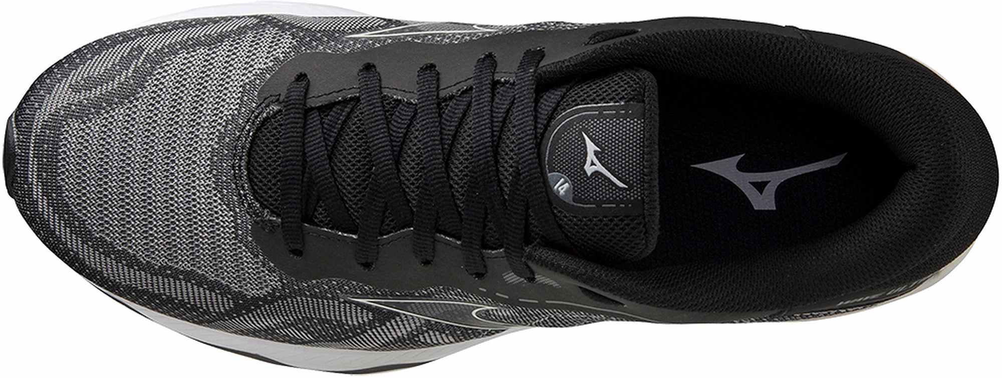 Mizuno Wave Ultima 14 Mens Running Shoes - Black arch - cup running wear