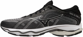 reflective - material running shoes Breathable Inner Sleeve Mizuno Wave Ultima 14 Mens Running Shoes - Black