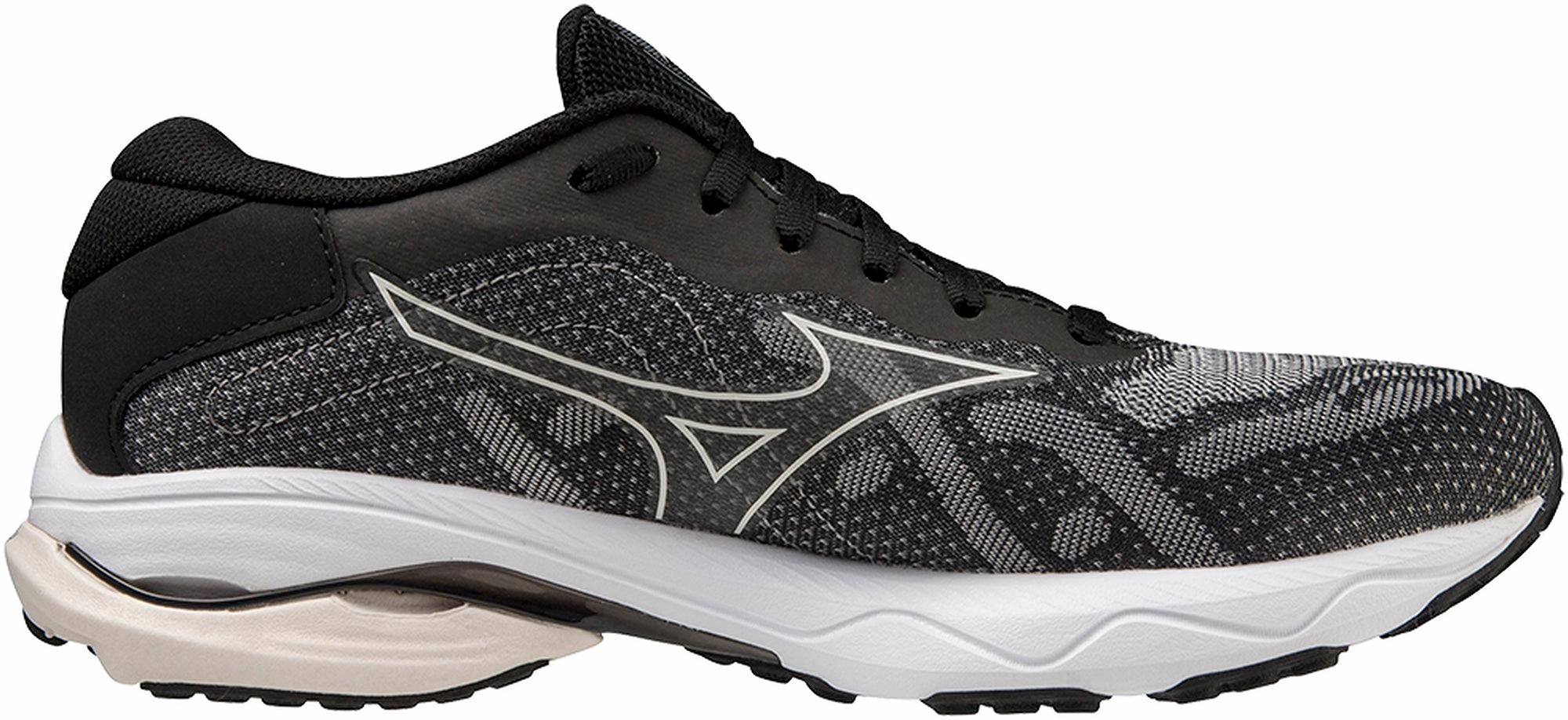 hassle - free Mizuno Wave Ultima 14 Womens Running Shoes - Black