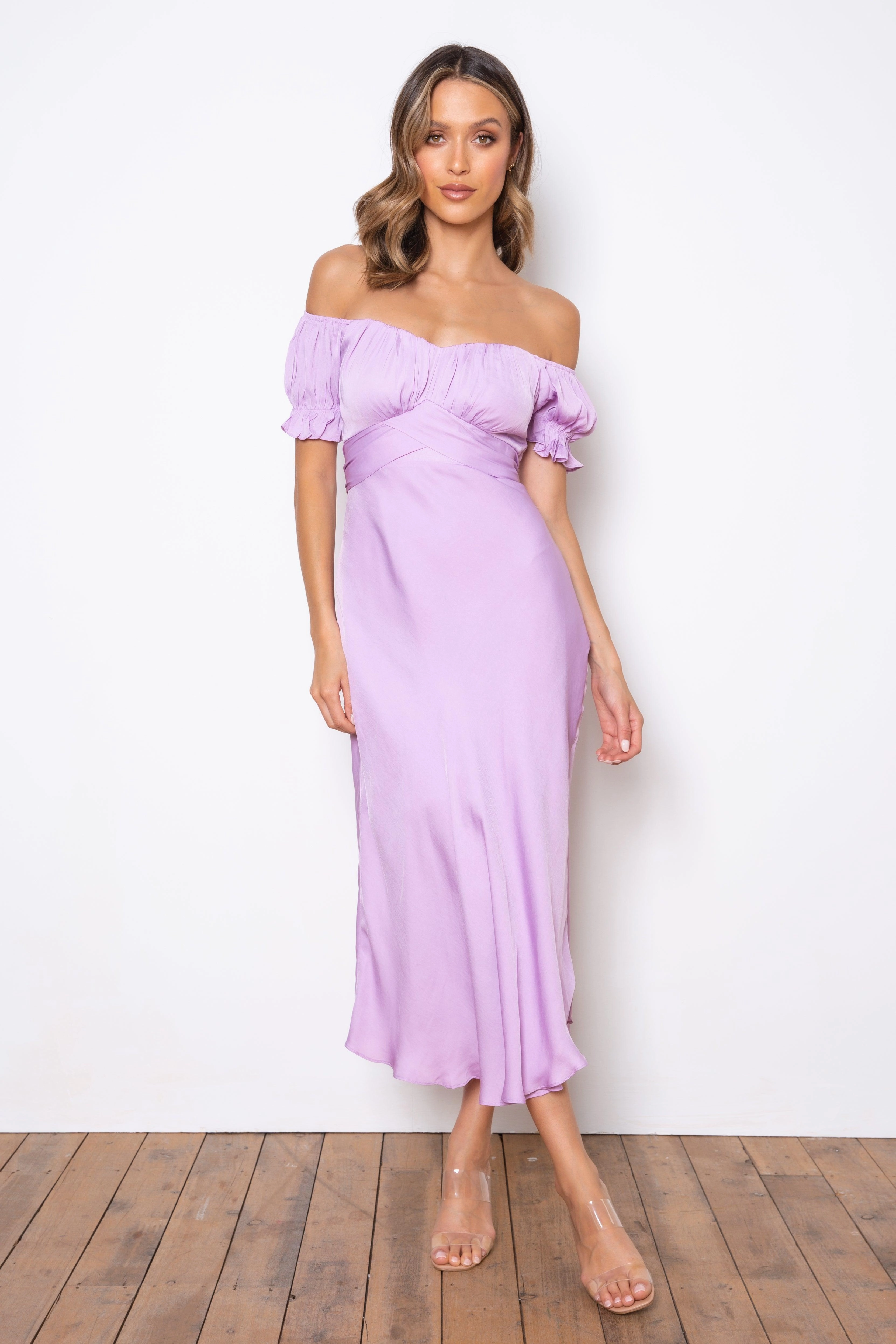Chic And Comfortable Samantha Dress - Lilac