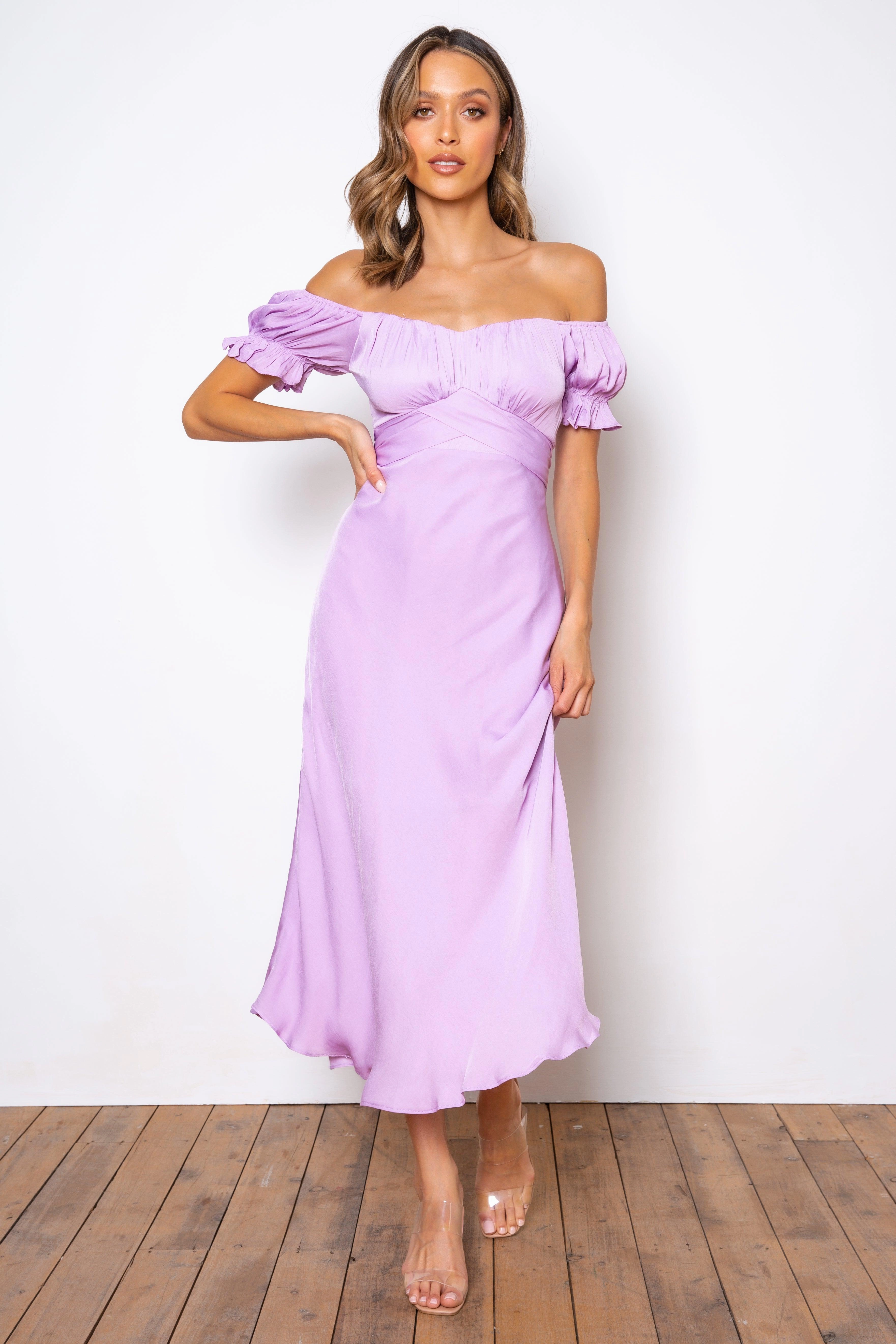 Samantha Dress - Lilac Soft and Chic spring fashion