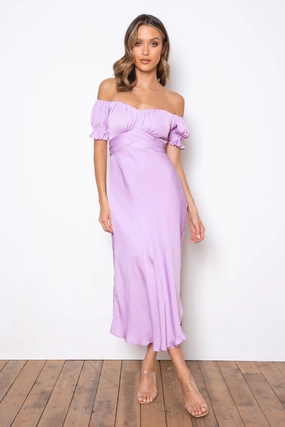 Chic And Comfortable Samantha Dress - Lilac
