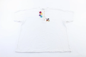 Walt Disney World Embroidered Theme Parks Henley T-Shirt Beachwear