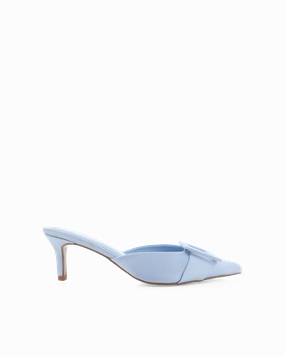 Basic Style Daily YORKIE - POWDER BLUE SATIN