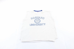 70's Harvard University Tank Top Cool Fit Abrasion Free Design