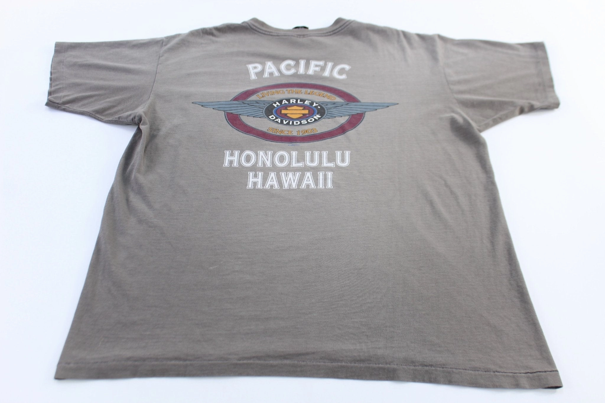 Harley Davidson Motorcycles Honolulu T-shirt Heat Transfer Printing windproof