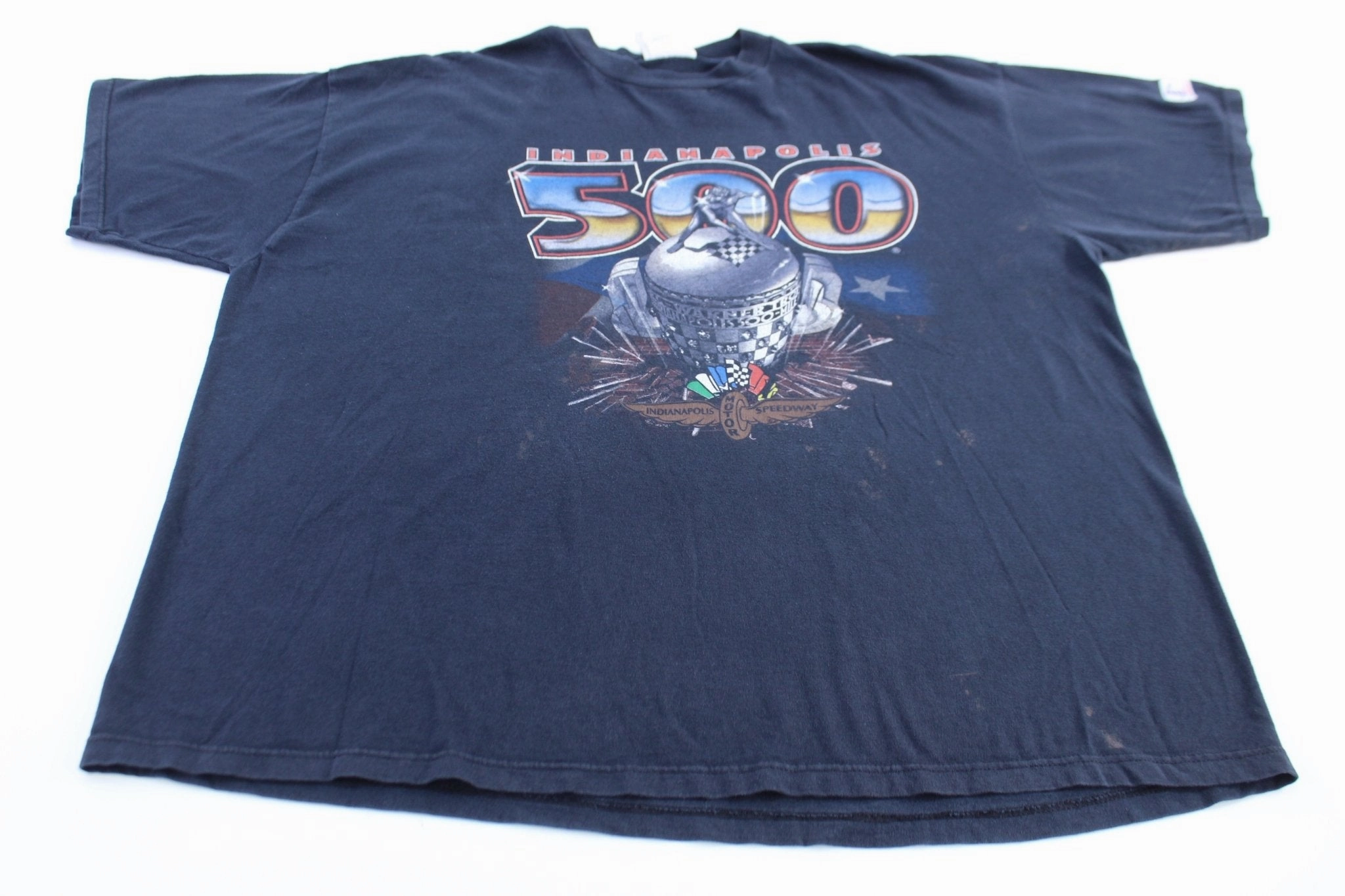 Trendy Vintage Indianapolis 500 Motor Speedway Logo Athletic T-Shirt