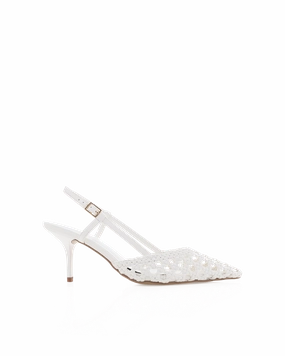 Nude Heels LUMMI - WHITE