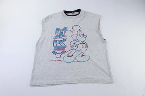 90's Disney Designs Mickey Mouse Graphic Tank Top Thermoregulating Fabric