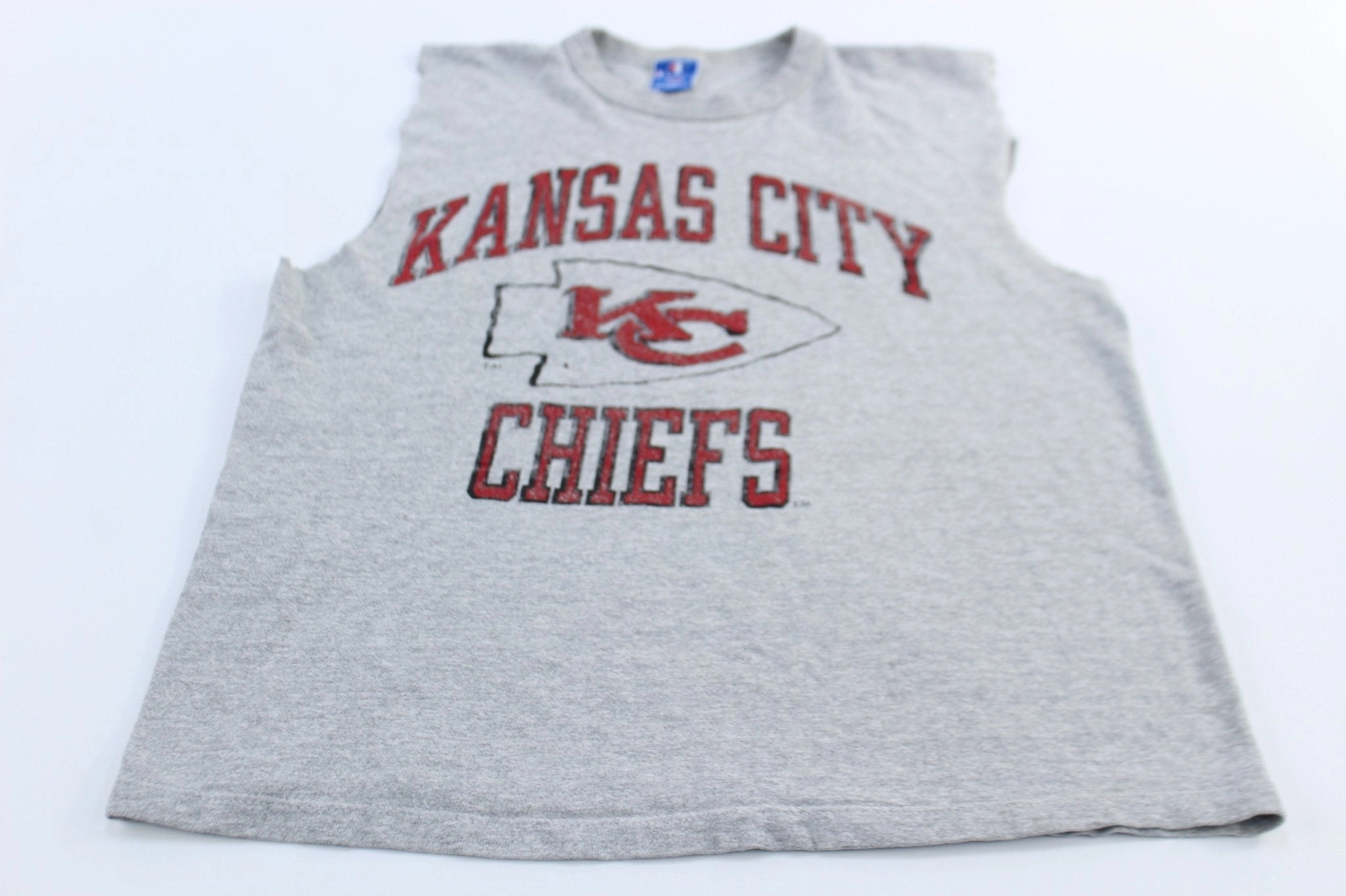 Thermal Insulation Layer Athletic Cut 90's Kansas City Chiefs Football Champion Tank Top