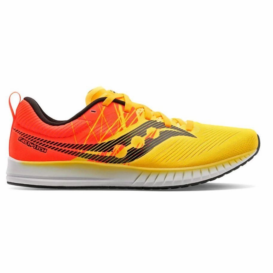 Saucony Fastwitch 9 Womens Running Shoes - Yellow Hyperbolic Heel Cup modular