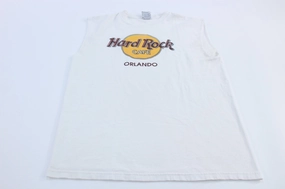 90's Hard Rock Cafe Orlando, Florida Tank Top Comfort Optimized Lining