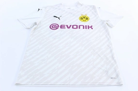 Youth Puma Embroidered Logo Borussia Dortmund #58 Soccer Jersey Dynamic Style