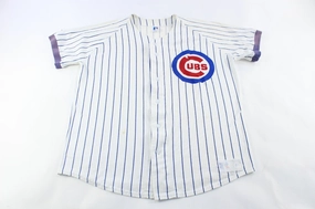 Speed Fit Russell Athletic Chicago Cubs Pinstripe Jersey