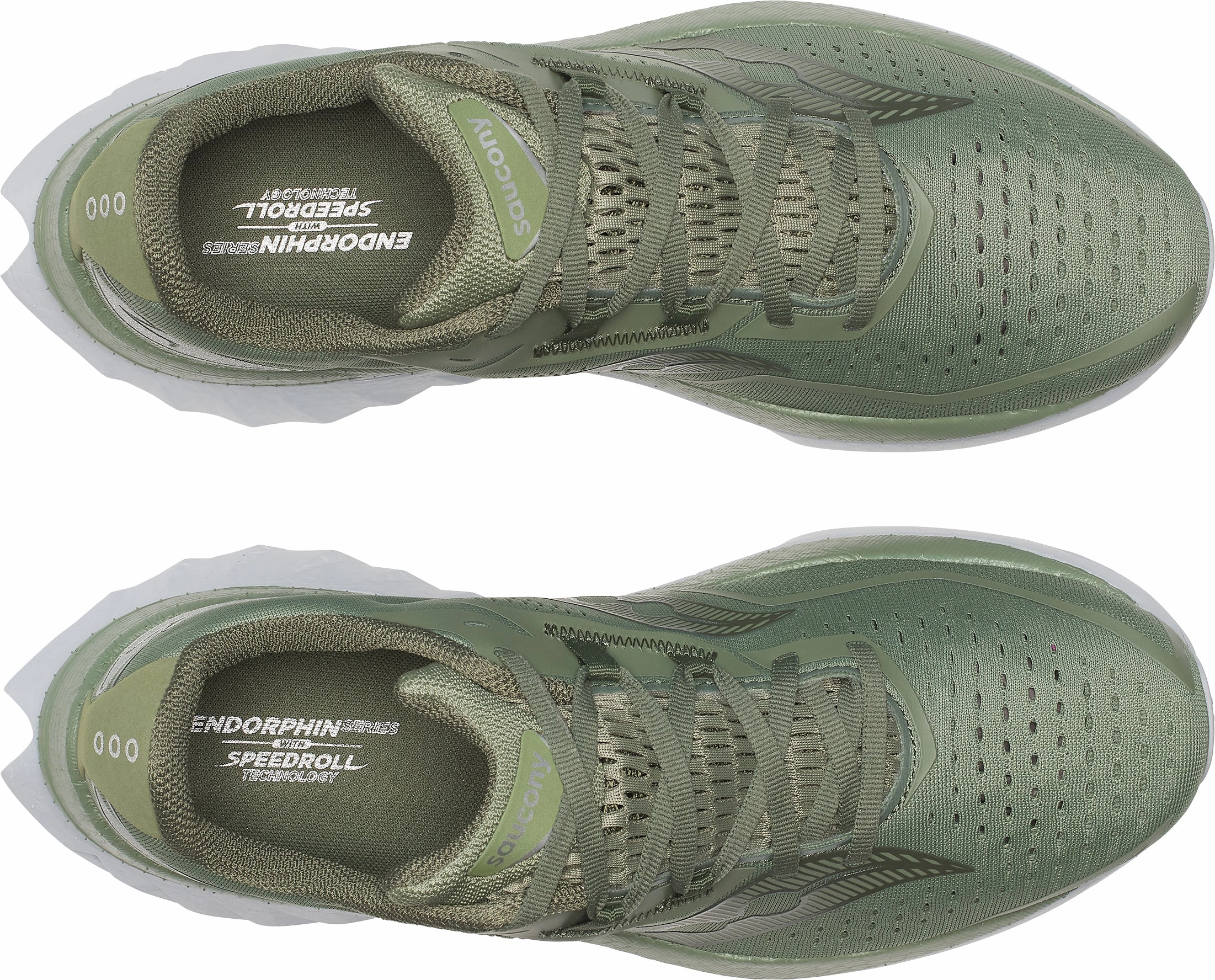 Saucony Endorphin Speed 4 Mens Running Shoes - Green Stability Heel Counter