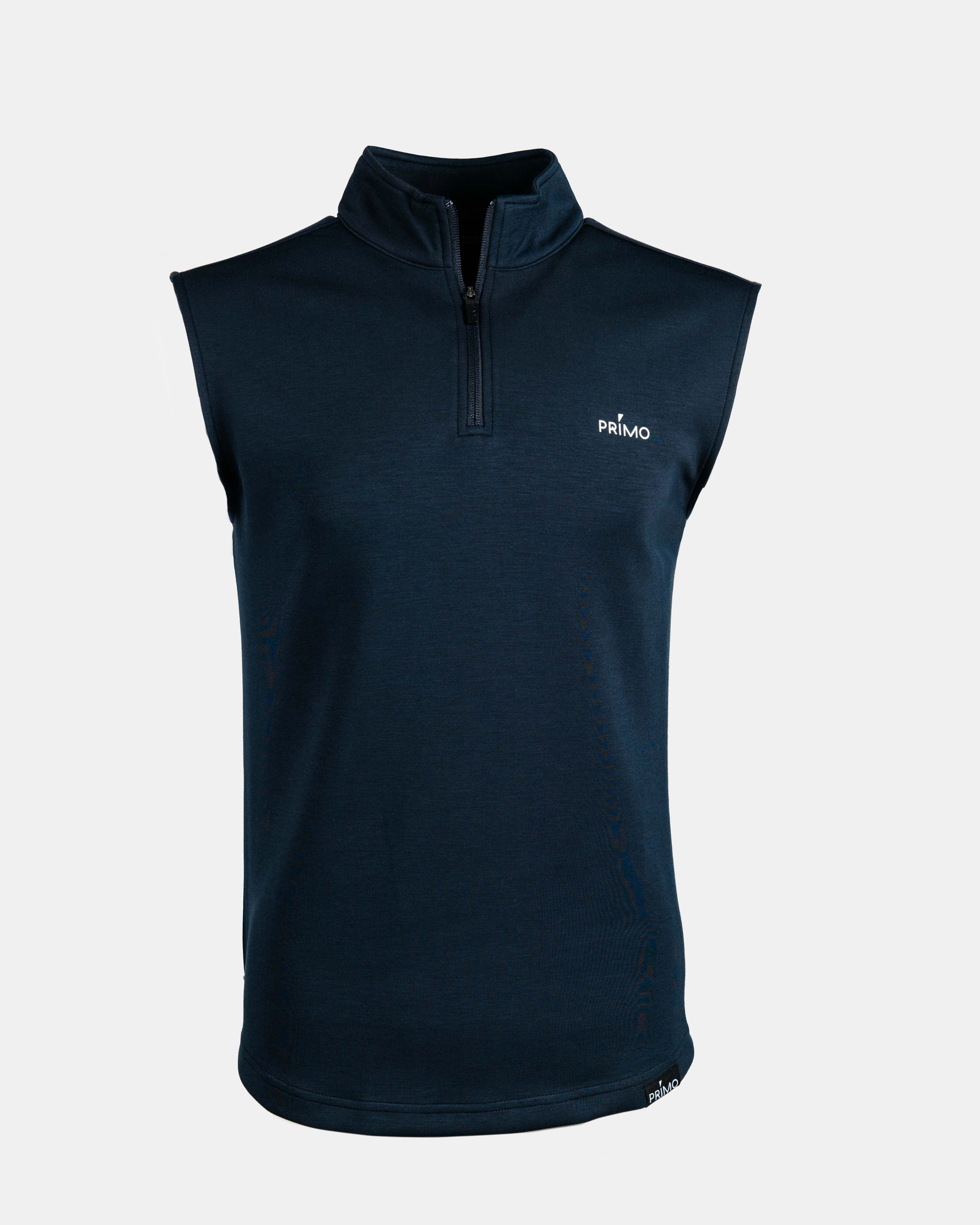 Swim Valentine's look Navy Quarter Zip Vest