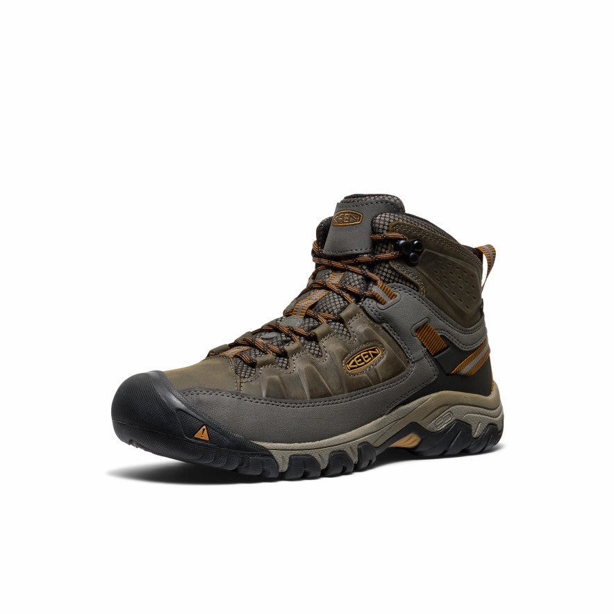 Men's Targhee III Waterproof Mid Wide  |  Black Olive/Golden Brown Water Resistant