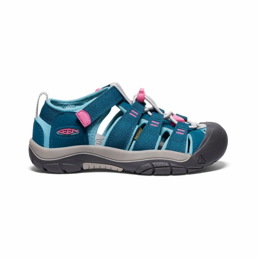 Comfortable Straps Trail Hiking Big Kids' Newport H2  |  Legion Blue/Hot Pink