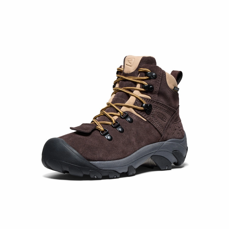 Women's Pyrenees Waterproof Hiking Boot x Mountain Research  |  Mountain Research Brown Traction Outsole