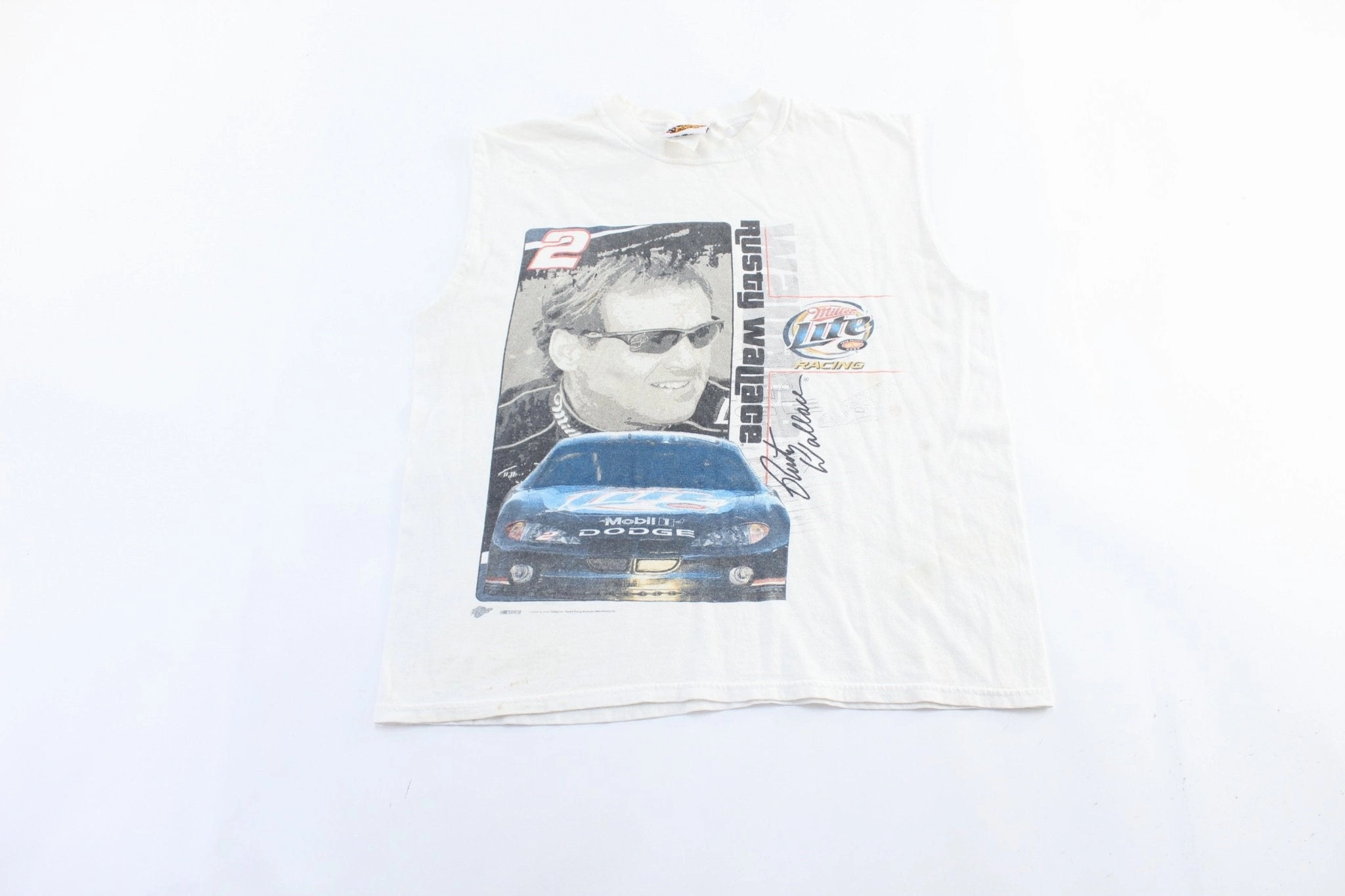 All-Purpose Wear Nascar Rusty Wallace Miller Lite Racing Graphic Tank Top