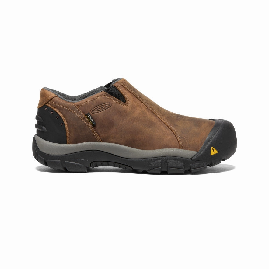 Men's Brixen Waterproof Low  |  Slate Black/Madder Brown Work Day Fit Classic Comfort