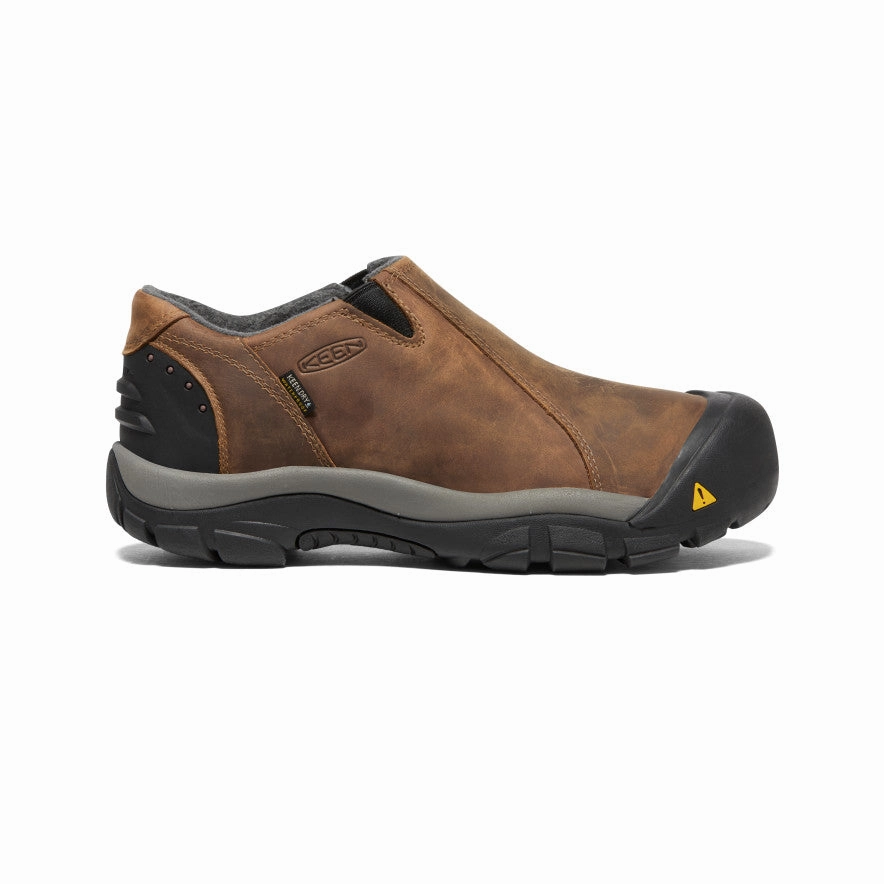 Men's Brixen Waterproof Low  |  Slate Black/Madder Brown Every Step Closed Toe