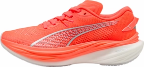 Puma Deviate Nitro 3 Womens Running Shoes - Red Comfortable Foot Mobility