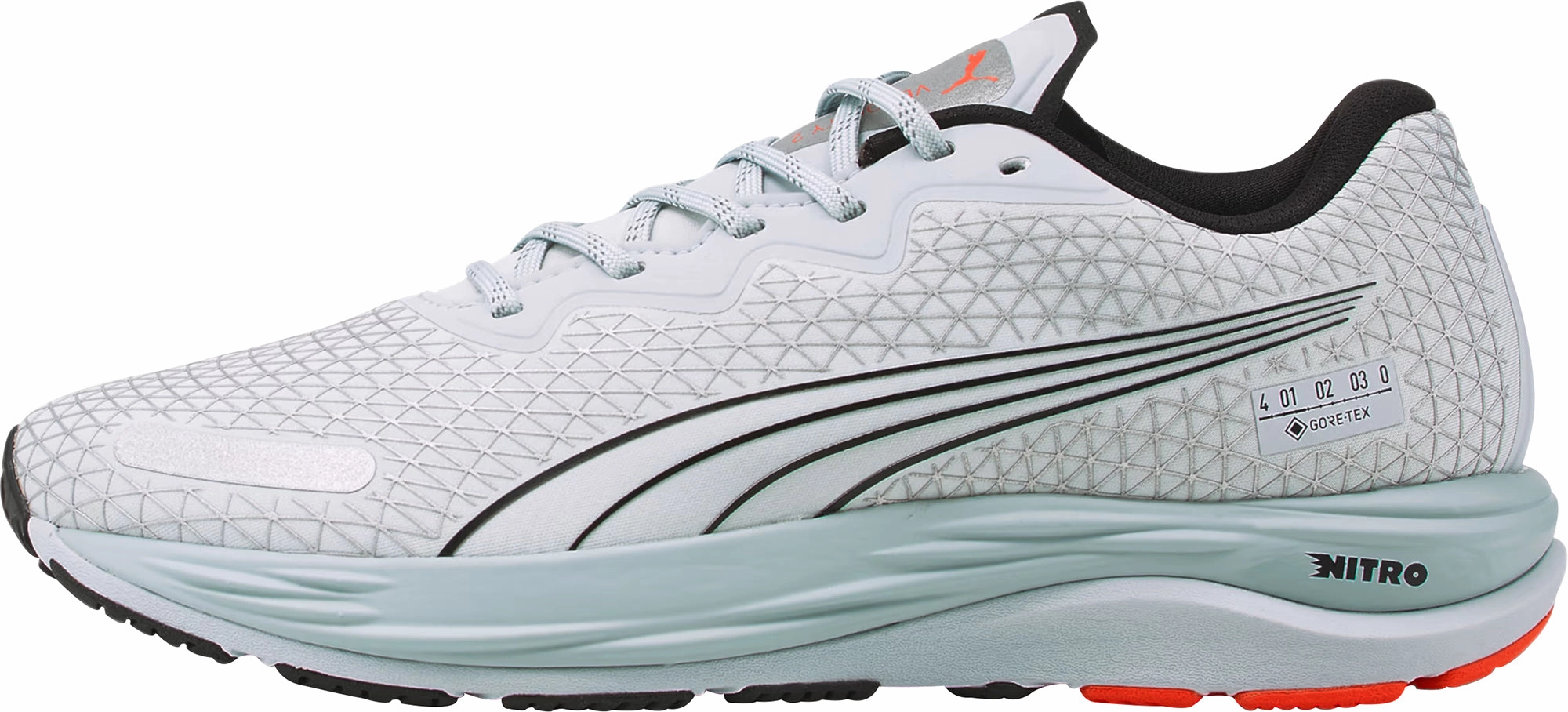 Puma Velocity Nitro 2 GORE-TEX Mens Running Shoes - Grey Traction Pod Configuration