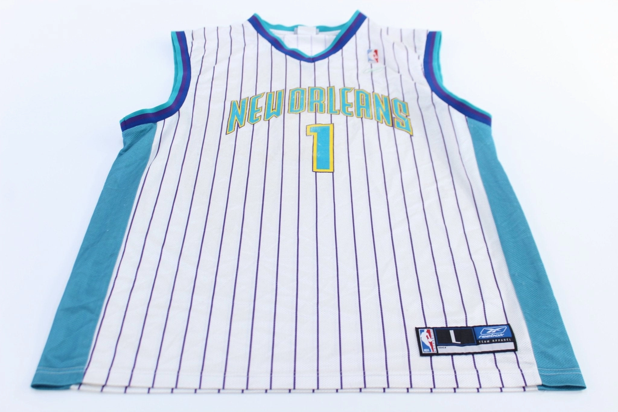 Sweat Ready New Orleans Pelicans Anthony Davis Reebok Basketball Jersey