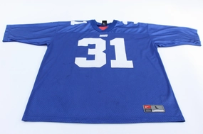 Contrast Trim Detailing New York Giants Jason Sehorn #31 Nike Football Jersey