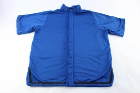 Anti Slip Hem Guard Natural motion Nike Embroidered Logo Blue Athletic Warm Up Jersey