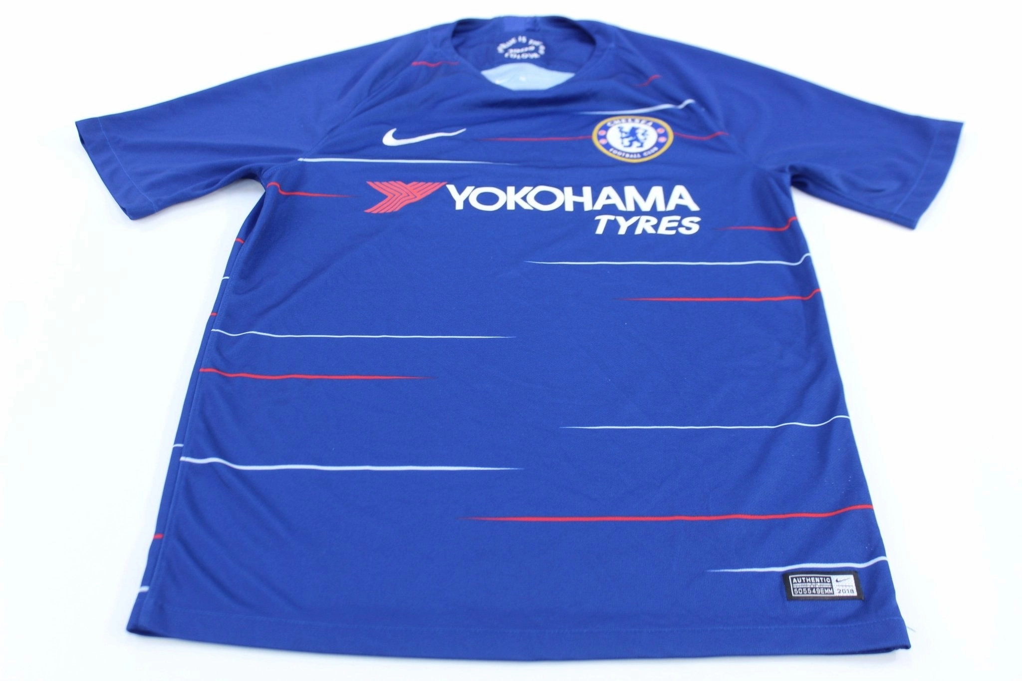 Nike Embroidered Logo Chelsea Soccer Jersey Breathable Design Modern Athletic Cut