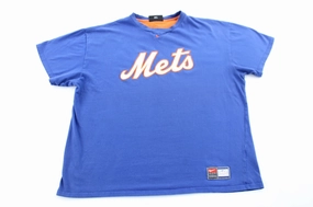 Stylish Design Breathable Fit Wear Nike Embroidered Logo New York Mets Keith Curcio T-Shirt