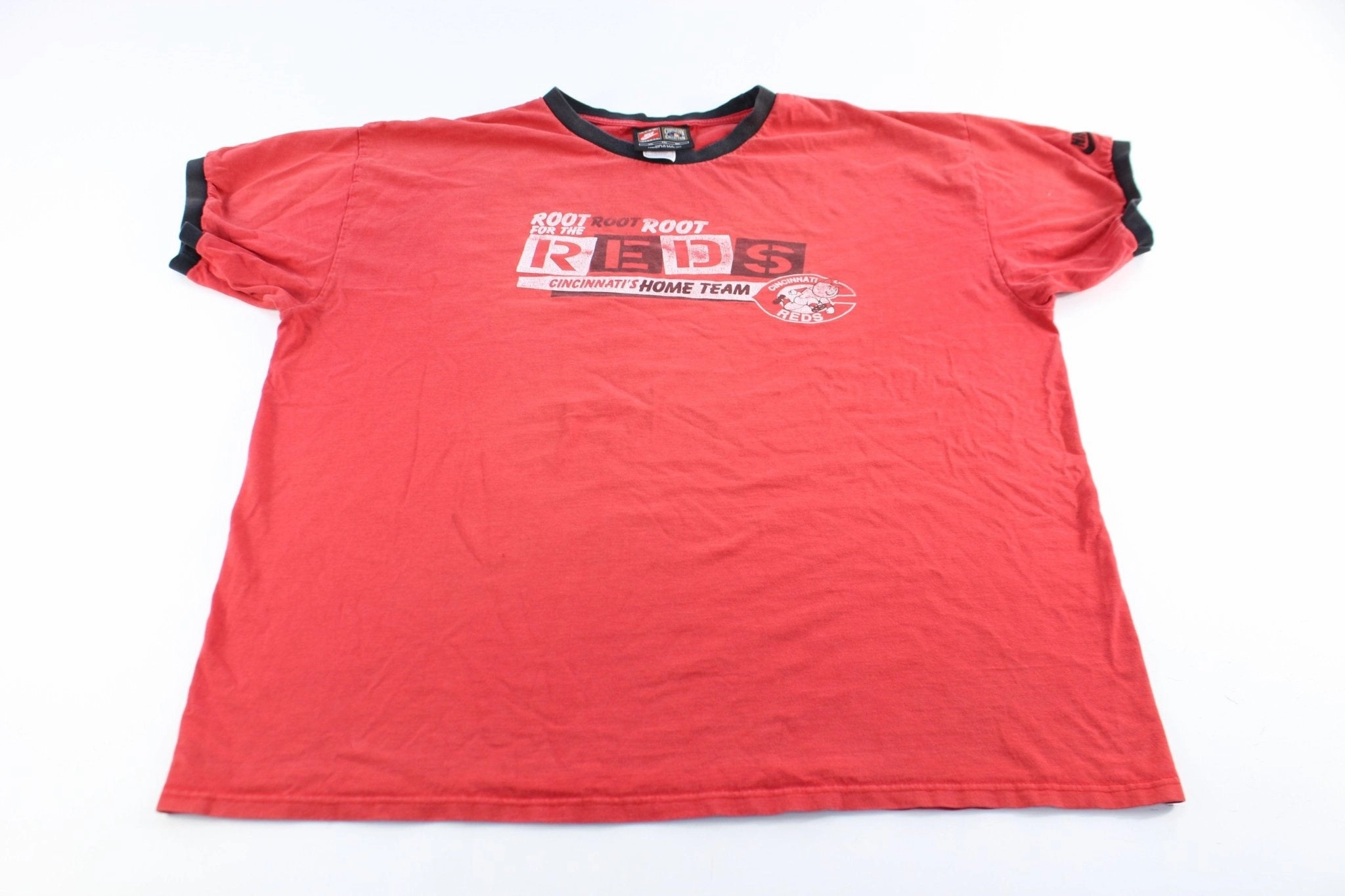 Nike Embroidered Logo Root For The Cincinnati Reds T-Shirt futuristic
